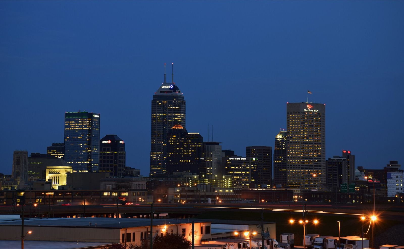 A view of Indianapolis, IN.