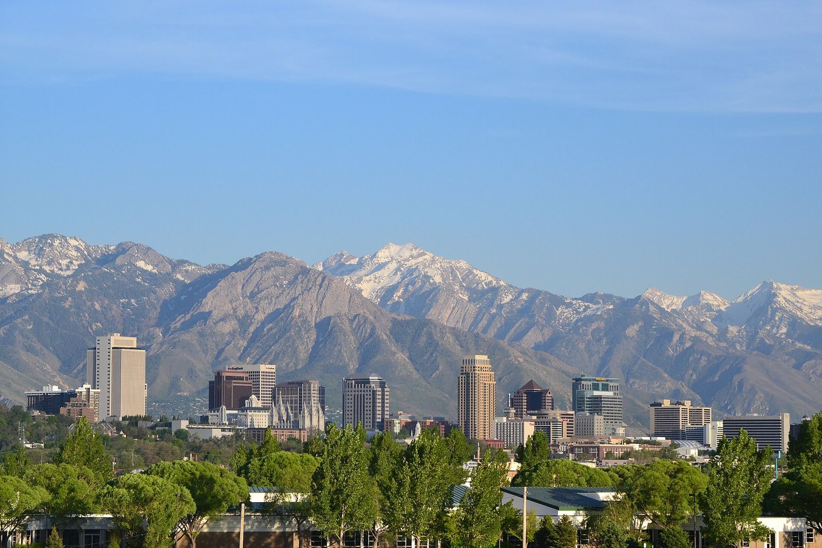 A view of Salt Lake City, UT.
